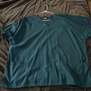 Blue Scrub Top